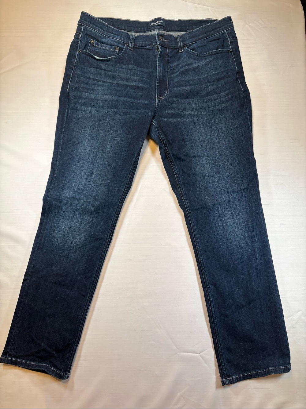 Flag & Anthem Oakland Slim Driscoll Wash Mens Jeans 34x30 Dark Wash Stretch